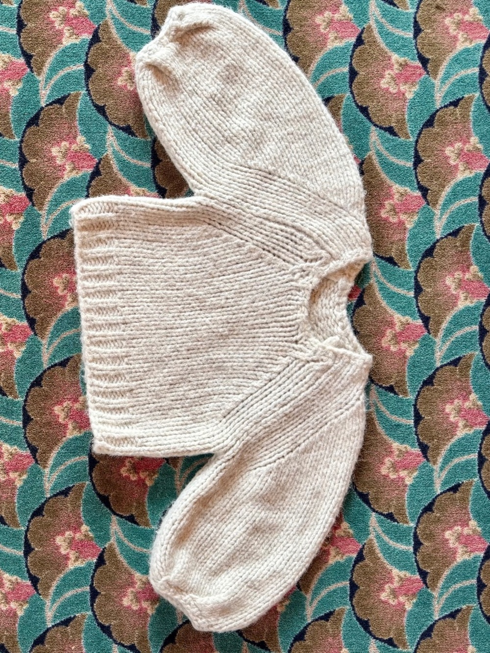 OOAK Hand-Knit Cropped Pullover